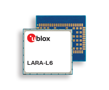 u-blox 全新LARA-L6紧凑型LTE Cat 4模块，适用于尺寸严格受限的应用